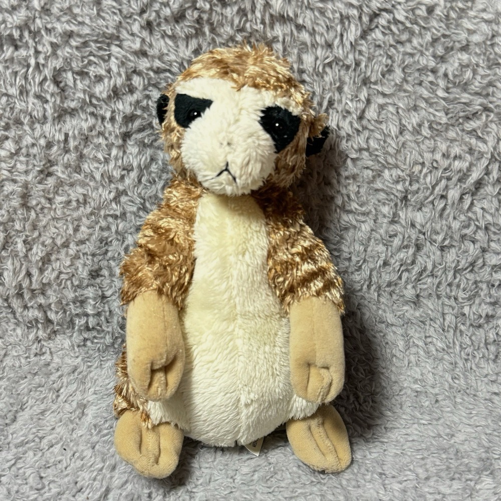 Ganz Webkinz Meerkat Plush Brown Cream Stuffed Animal No Code 10" Toy